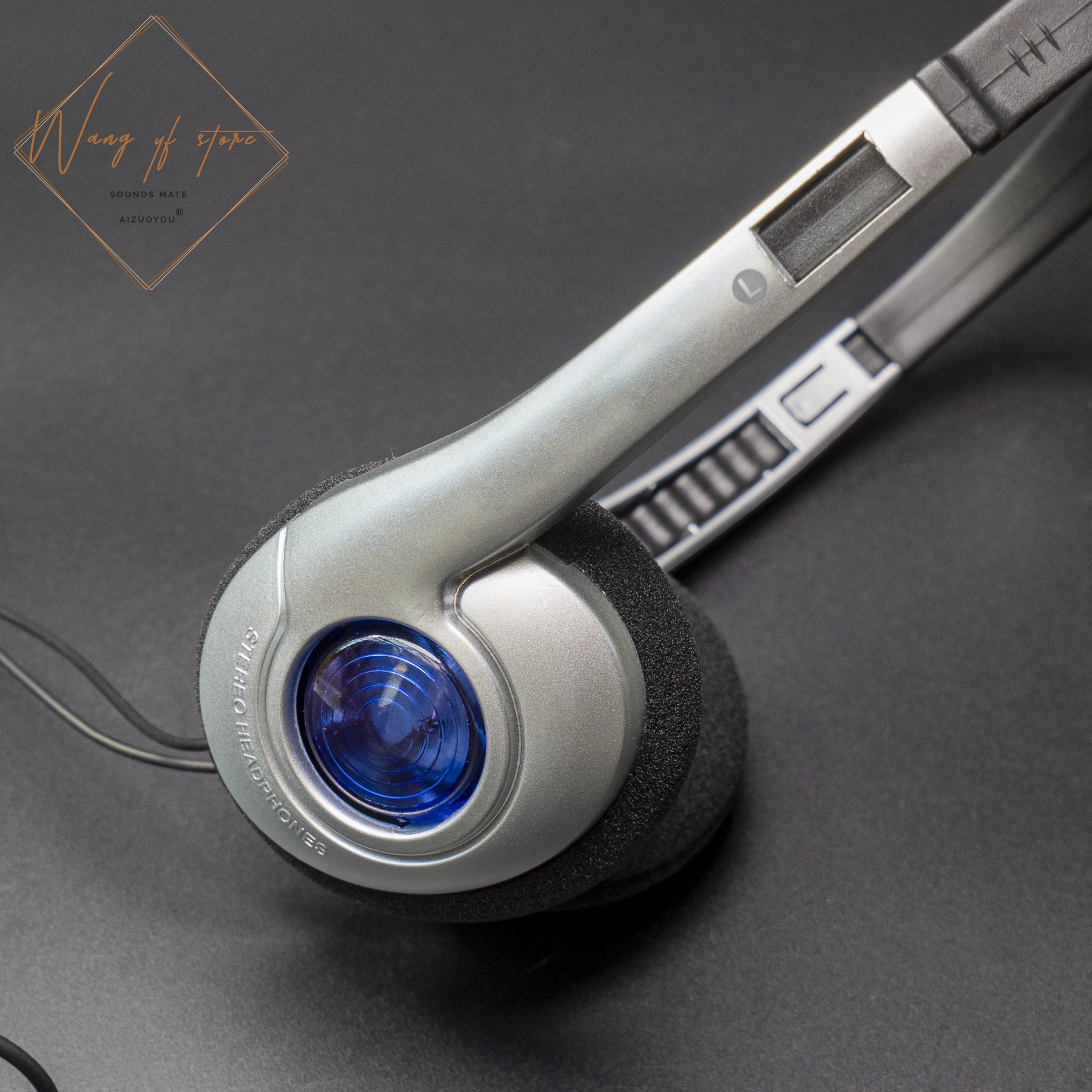 Vintage Retro Classic Headphone Headset 80s For Sony Panasonic CD