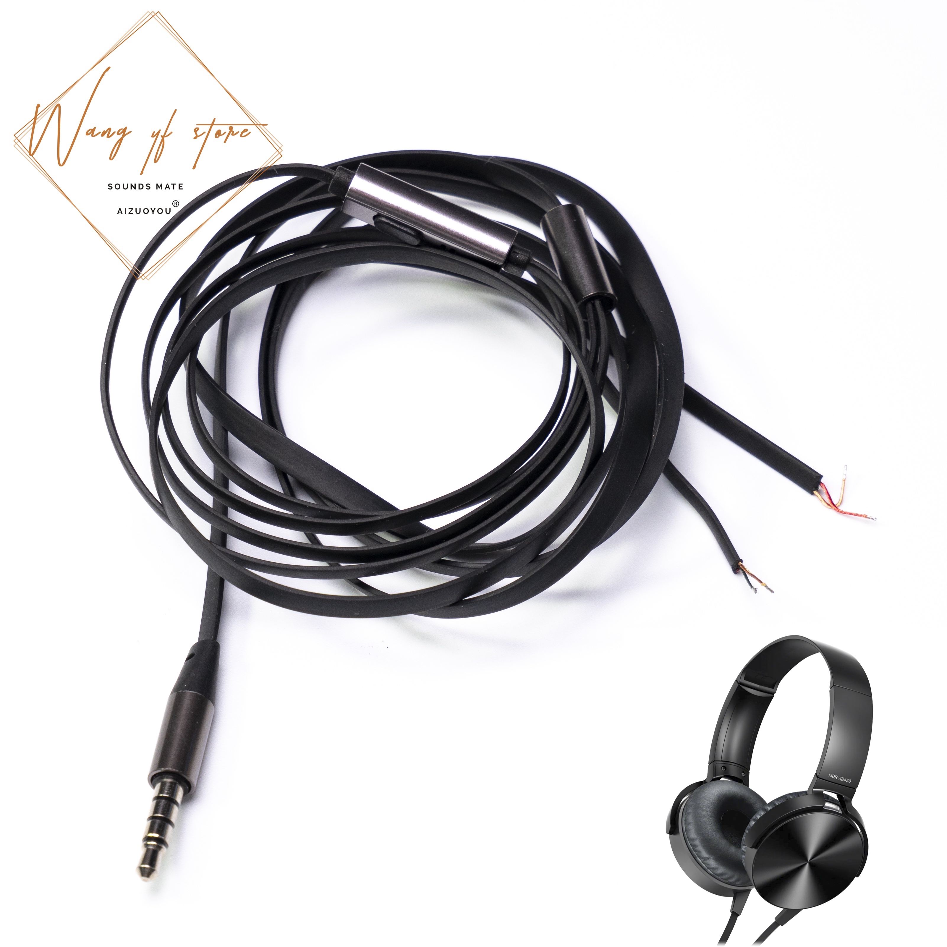 DiY Replace Cable For SONY MDR ZX100 XB200 XB350 XB450 XB600