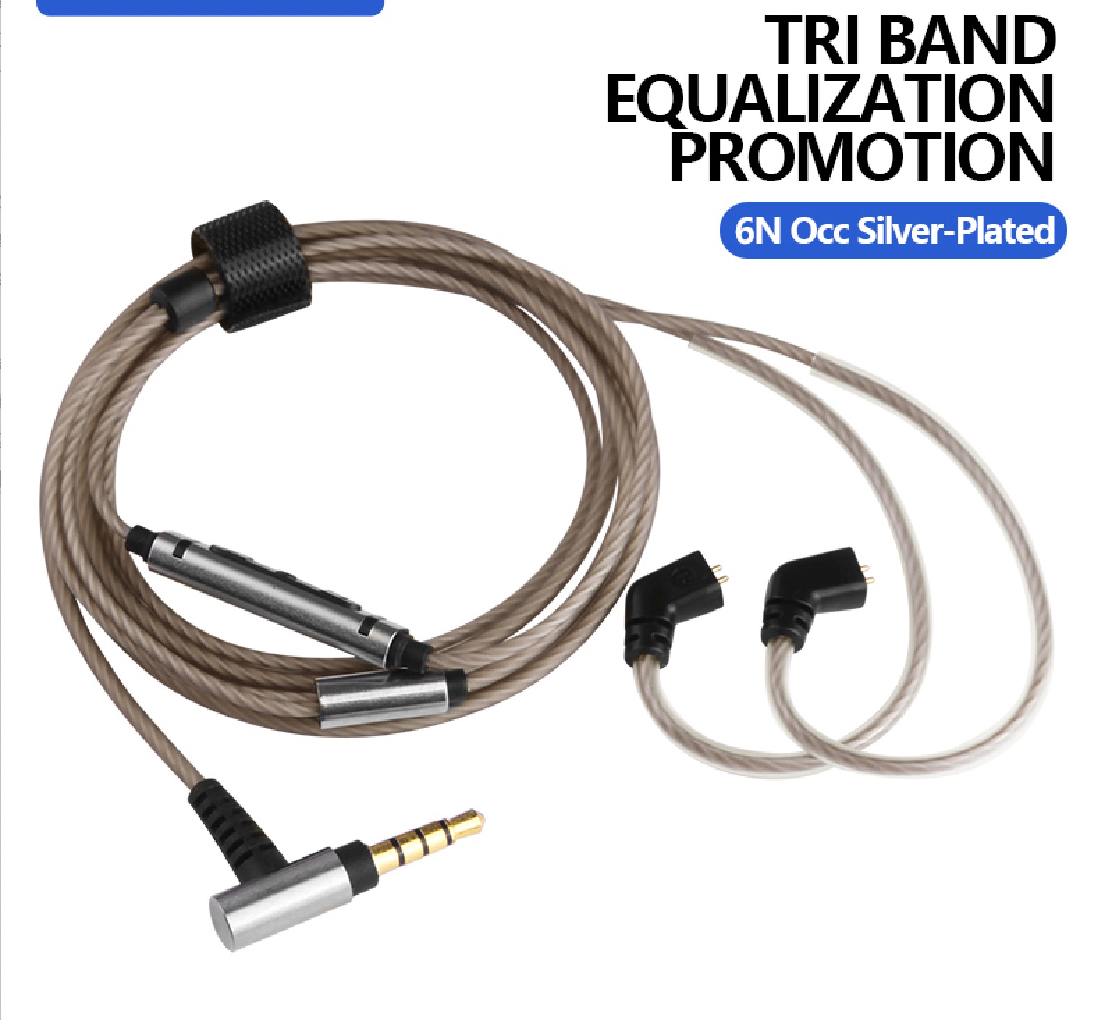 6N Occ Cable For QDC SIMGOT Weston TINHIFI AK TRN CCA KBEAR KZ In