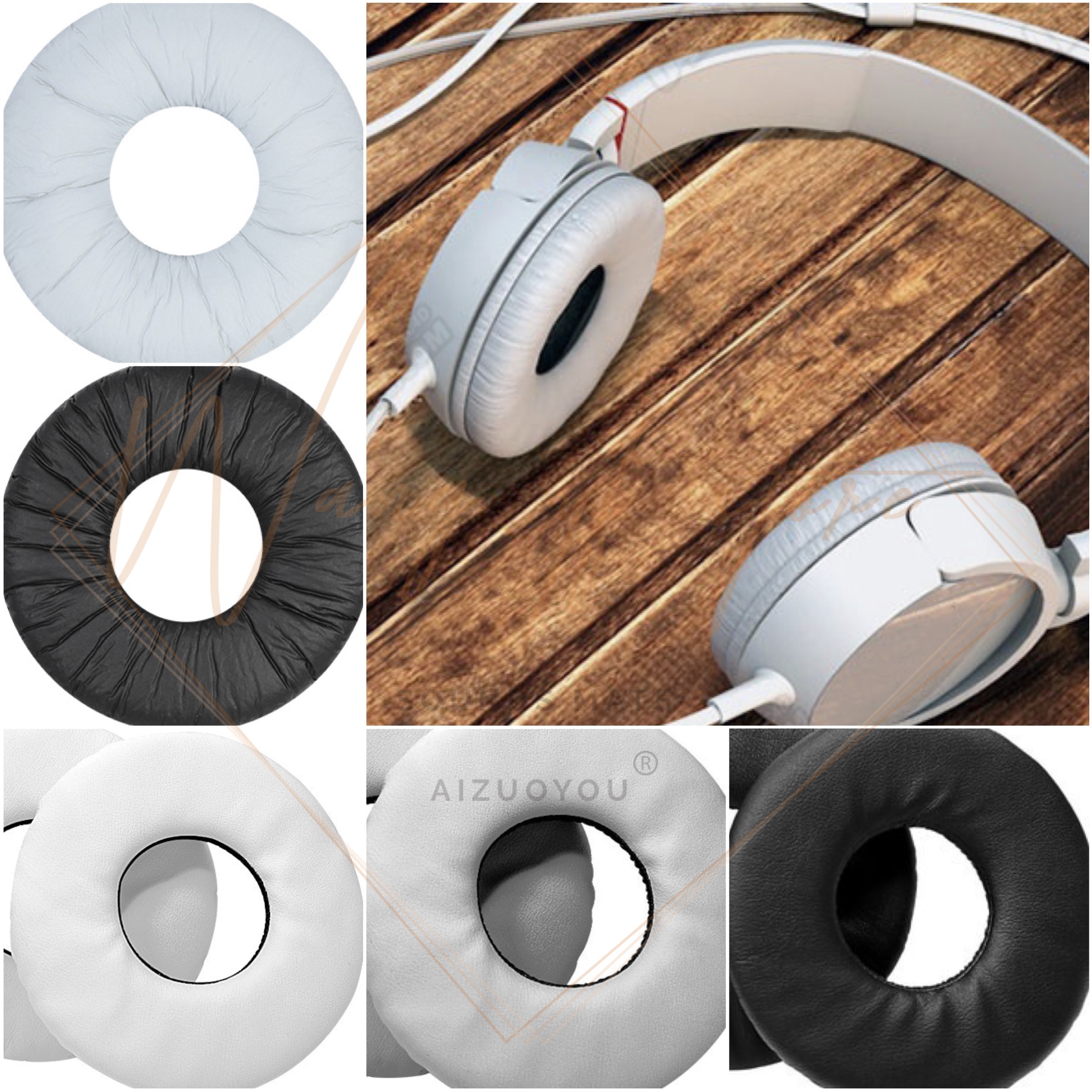 S Ear Pads for Sony MDR V 150 200 250 300 400 ZX 100 110 220