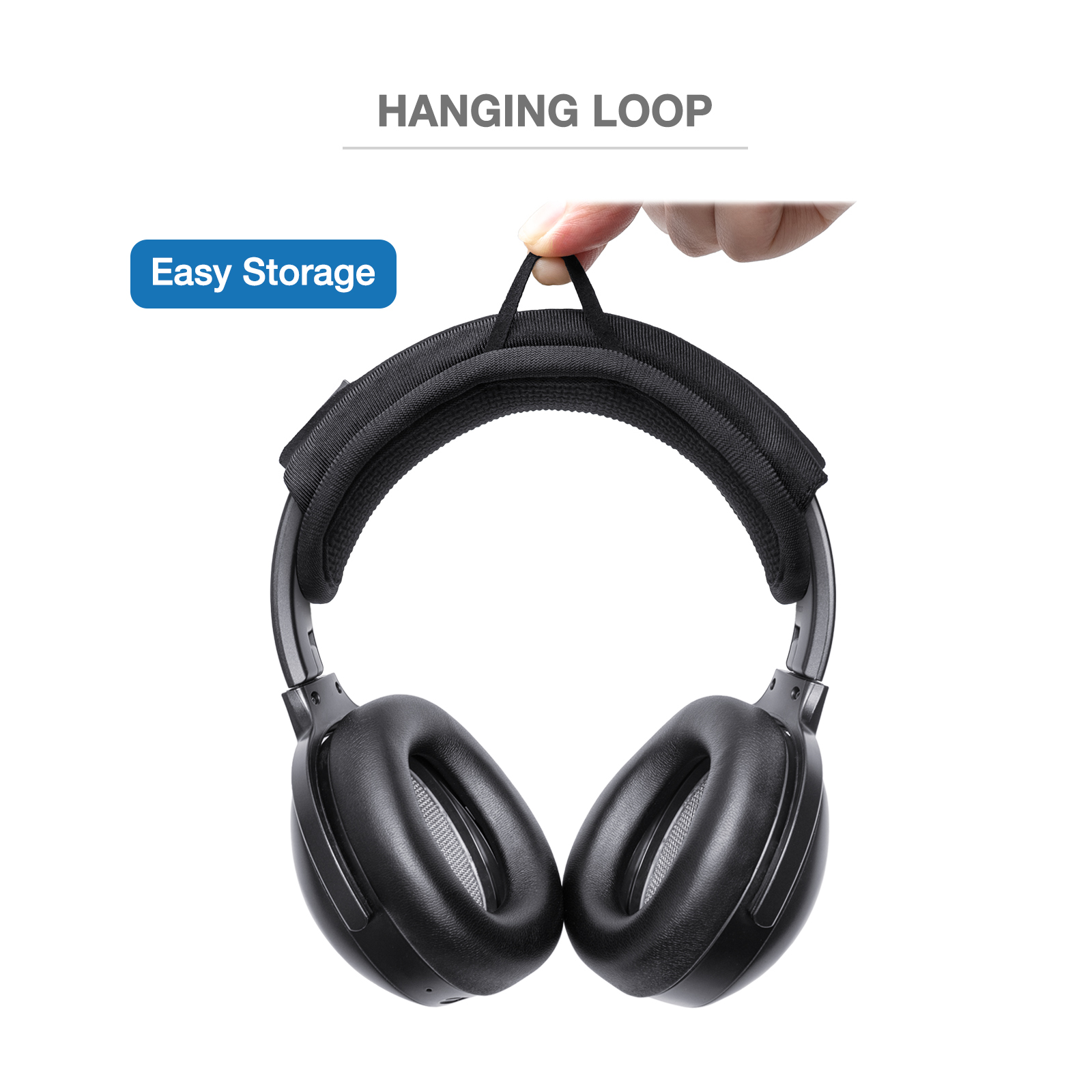 Lagoon Headband Cushion Cover for Beyerdynamic Lagoon ANC Headphone,6mm Thick Soft Cushion for Pressure Relief with Hanging Loop
