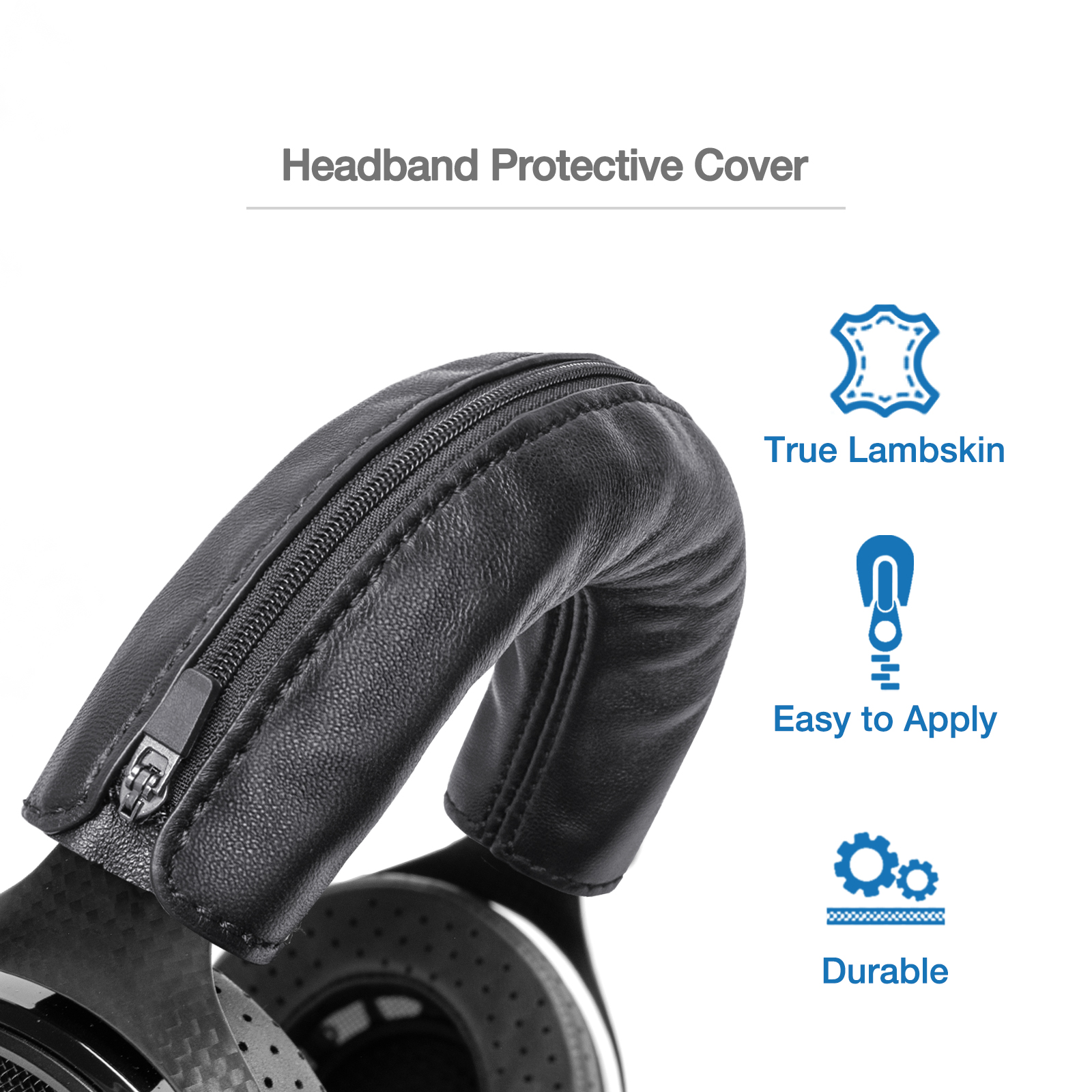 Replacement Luxury Lambskin Headband Cover For Focal Utopia, Clear MG, Stellia, Celestee, Clear Pro MG, Radiance Headphones