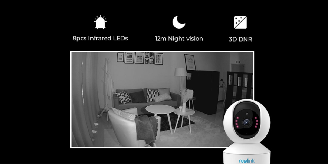 Caméra de surveillance Reolink 3MP Caméra Surveillance 2,4GHz WiFi Interieur,  Pan & Tilt, Moniteur sans fil pour Bébé Vision Nocturne, Détection de  Mouvement, Audio Bidirectionnel