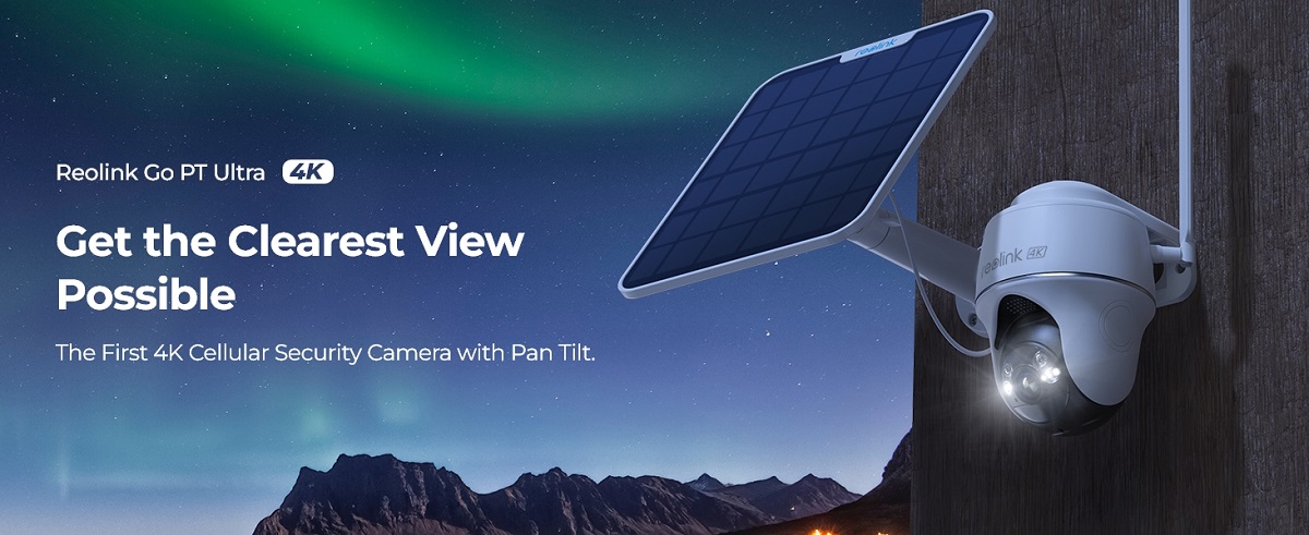 Refurbished Reolink Go PT Ultra Outdoor 4G Cellular LTE Battery