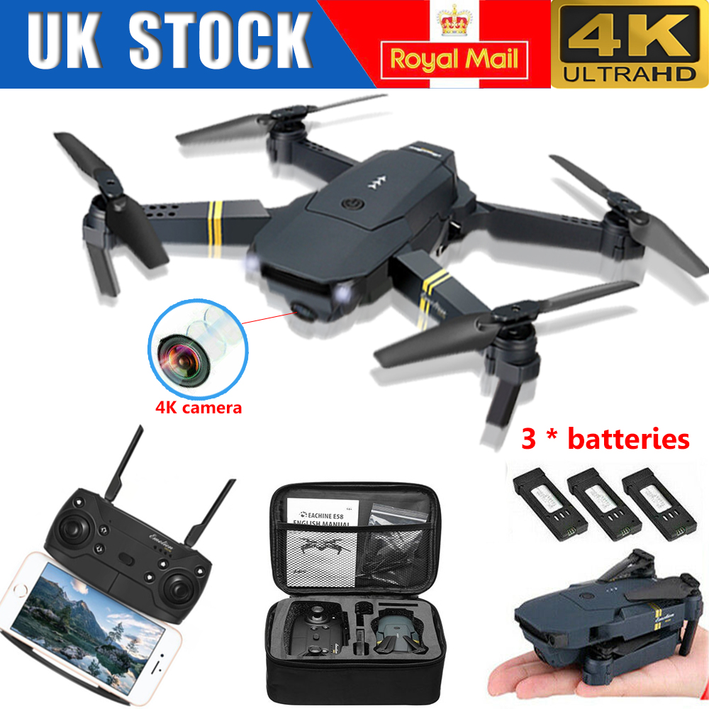 Drone X Pro WIFI FPV 4K HD Camera 3Batteries Foldable Selfie RC Quadcopter UK Drone X Pro WIFI FPV 4K HD Camera 3Batteries Foldable Selfie RC Quadcopter UK