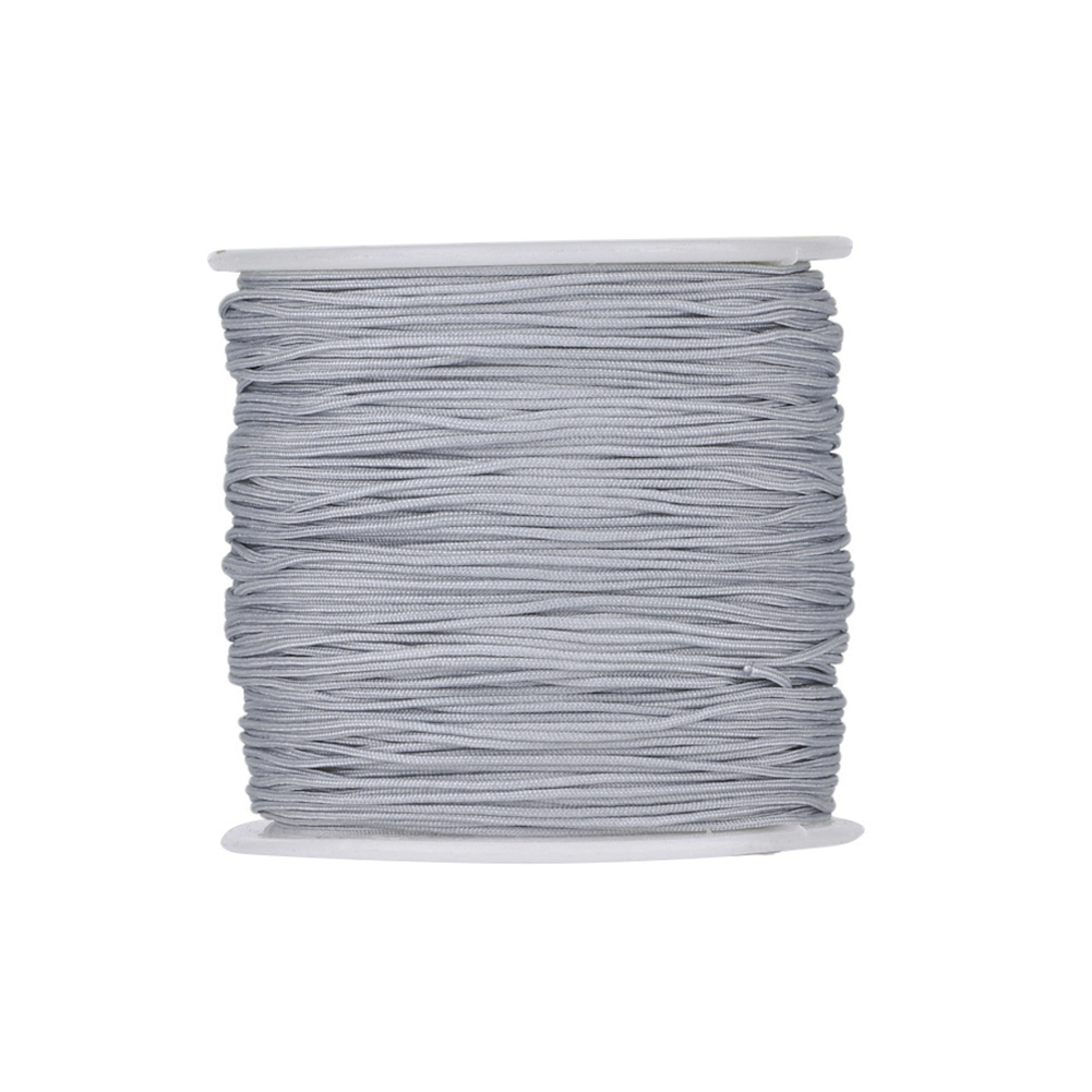 100yds/Roll Braided Nylon Cords Imitation Silk Threads Tiny String Spool 0.8 mm