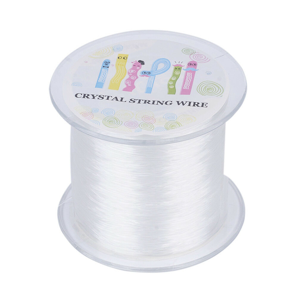 10rolls Transparent Nylon Elastic Stretch Cord Jewelry Thread Beading 0.4-1mm