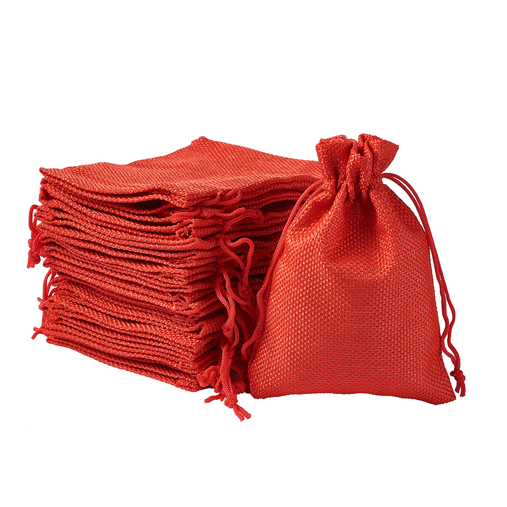 25/50/100x Burlap Wedding Favor Bags Natural Line Jewelry Pouches Jute Gift Bag 25/50/100x Burlap Wedding Favor Bags Natural Line Jewelry Pouches Jute Gift Bag