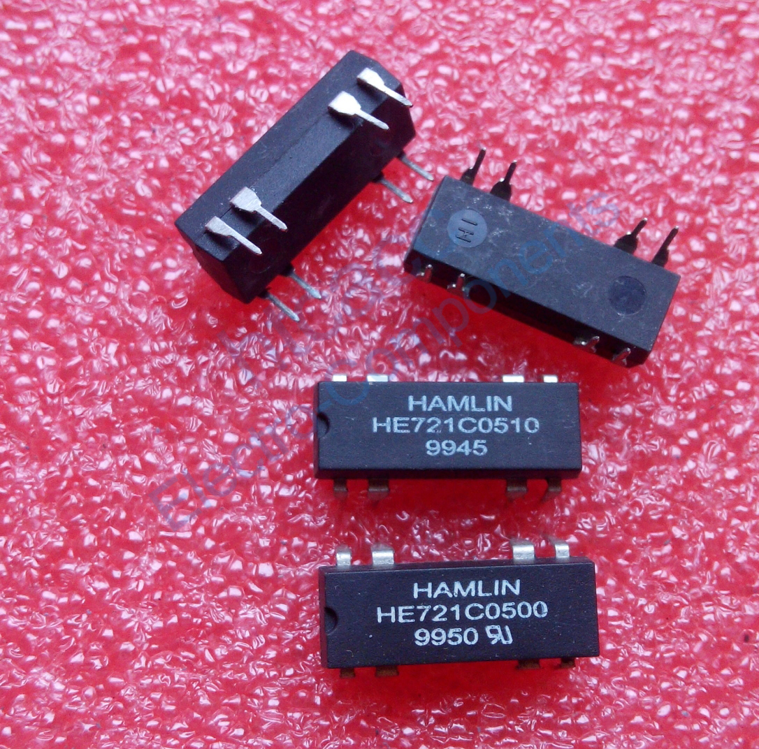 HE721C0500 5VDC 200Ohm 0.25A Dry Reed Relay x 10pcs