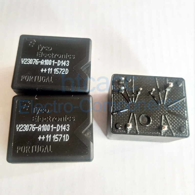V23076-A1001-D143 Tyco Electronics Sealed Automotive Relay 12V 7 Pins Pack of 2