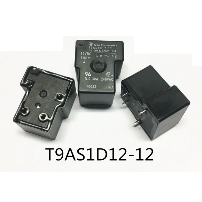 TE T9AS1D1212 12VDC Potter & Brumfield Power Relay 30A 240VDC 4 Pins