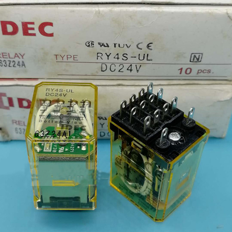 IDEC RY4SUL DC24V AC220240V Electromechanical Relay 5A 240VAC 14 Pins eBay