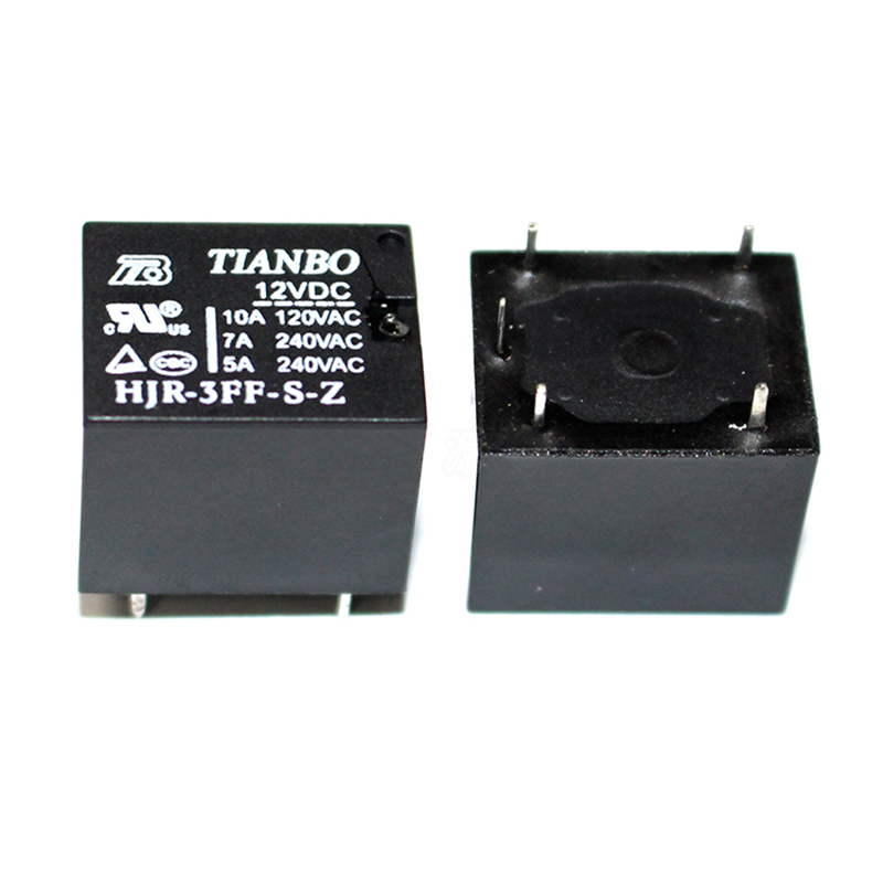 Relais Électrique TIANBO HJR-3FF-S-H 24VDC - 4 Broches, Courant 240V