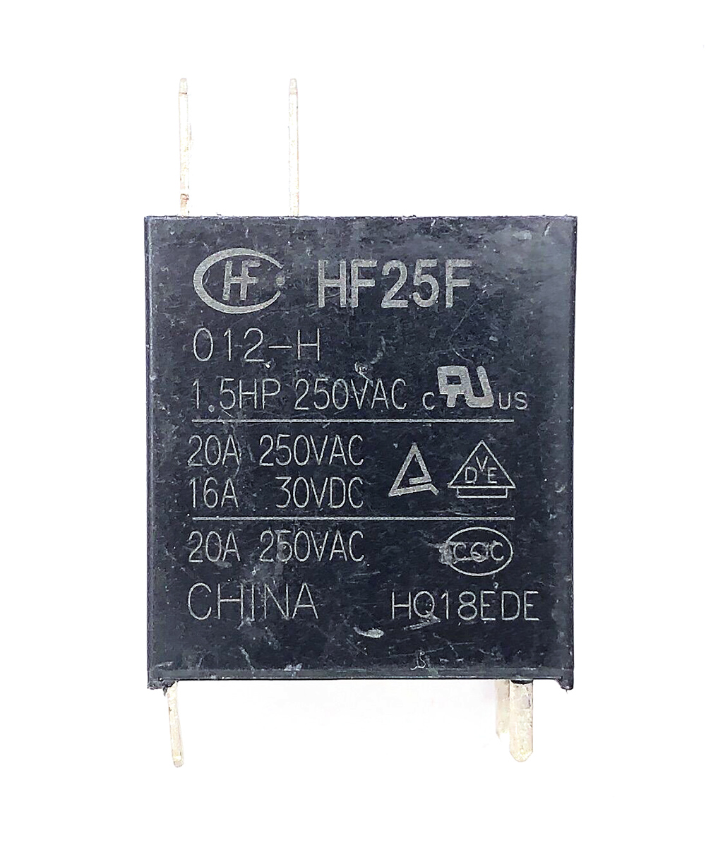 1pc HongFa HF25F JQC-25F 012-H 12VDC Power Relay 3 Pins 20A 250VAC