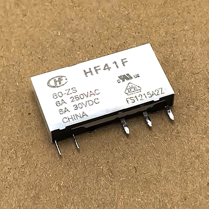 1Pce HF41F 60-ZS Power Relay 6A 30VDC/250VAC 5Pins | eBay