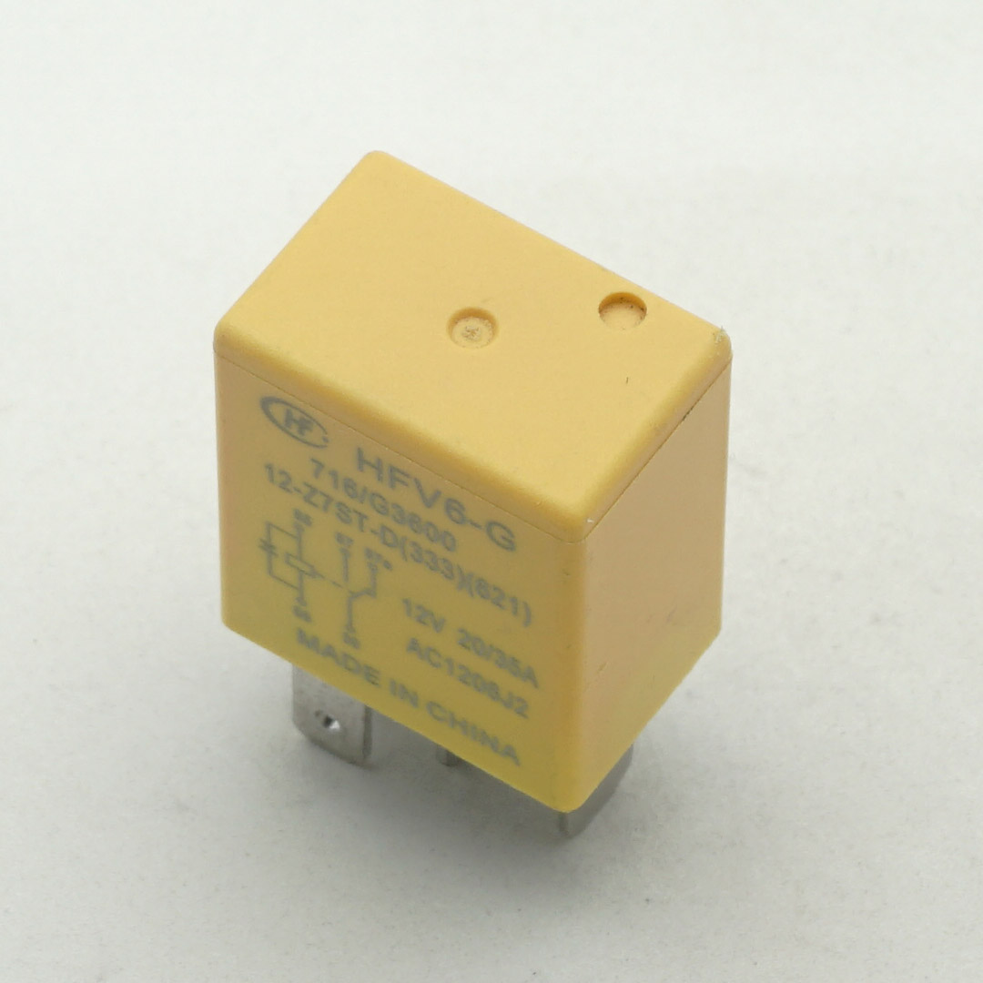 HFV6-G-12-Z7ST-D 716/G3600 12VDC Hongfa Automotive Relay 5 Pins x