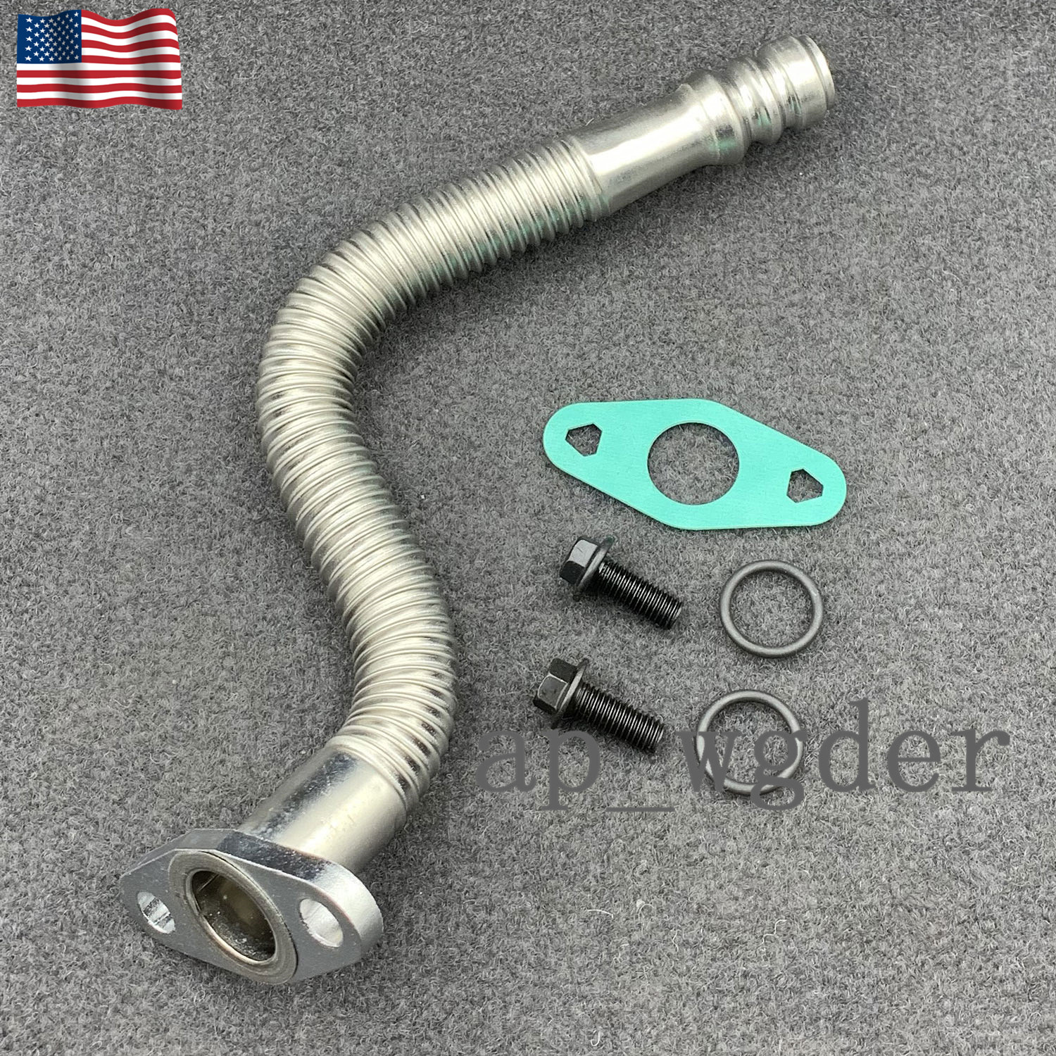 Turbo Oil Return Drain Line Tube Fits for Dodge Cummins 5.9L Diesel