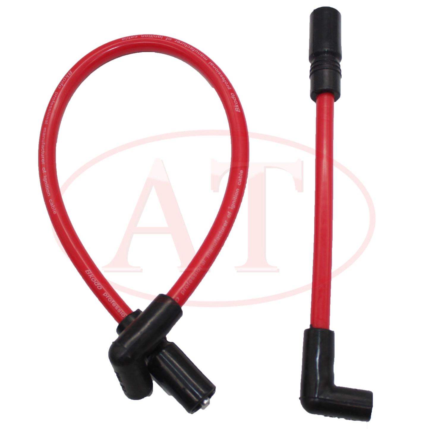 Red 10.4mm Spark Plug Wires For 9919 Harley Davidson Dyna Softail Big