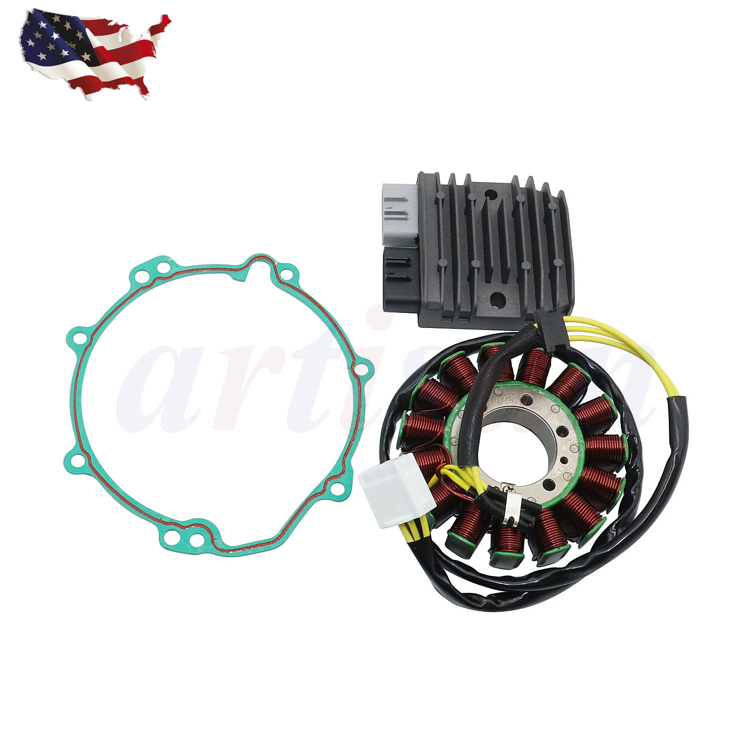 FIT 06-21 NINJA ZX-14/ZX-14R MAGNETO COIL STATOR+VR VOLTAGE