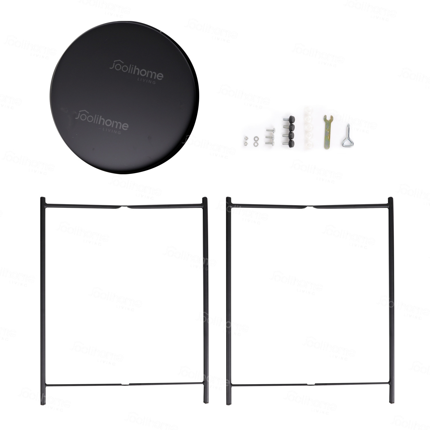 Round Coffee Table Sofa Side Small Night Stand End Table Metal Tray Legs Console Round Coffee Table Sofa Side Small Night Stand End Table Metal Tray Legs Console