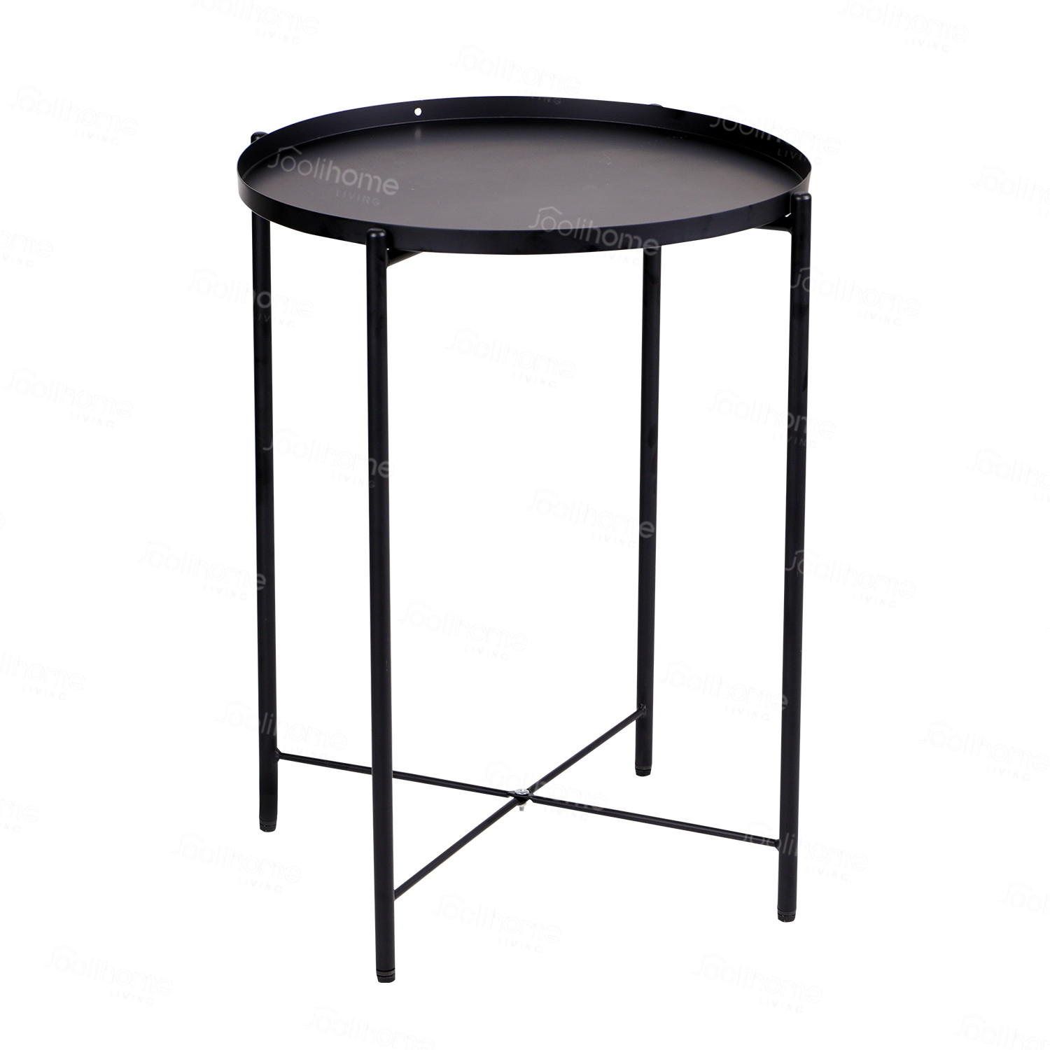 Round Coffee Table Sofa Side Small Night Stand End Table Metal Tray Legs Console Round Coffee Table Sofa Side Small Night Stand End Table Metal Tray Legs Console