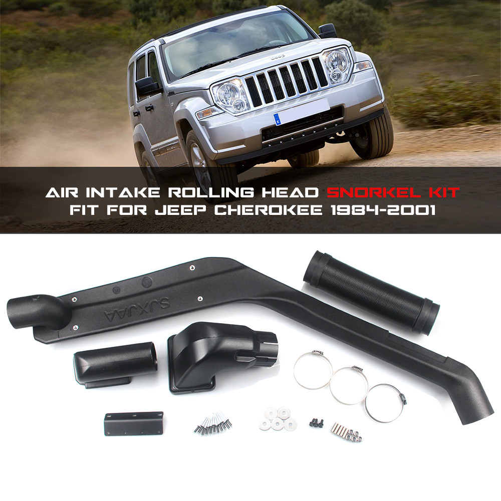 Snorkel Kit Fit For 8401 Jeep Cherokee (XJ) Cold Intake System Rolling
