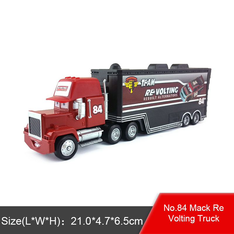 Disney The Cars No 84 Revolting Hauler Trailer Truck Diecast Toy Tv Movie Character Toys Toys Hobbies