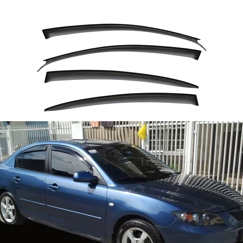 4pcs Smoke Sun//Rain Guard Vent Shade Window Visors Fit 07-12 Altima 4-Door Sedan