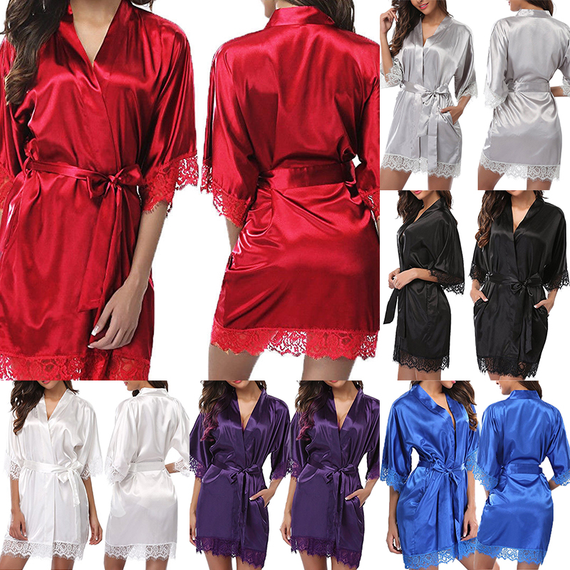 silk nightie and dressing gown