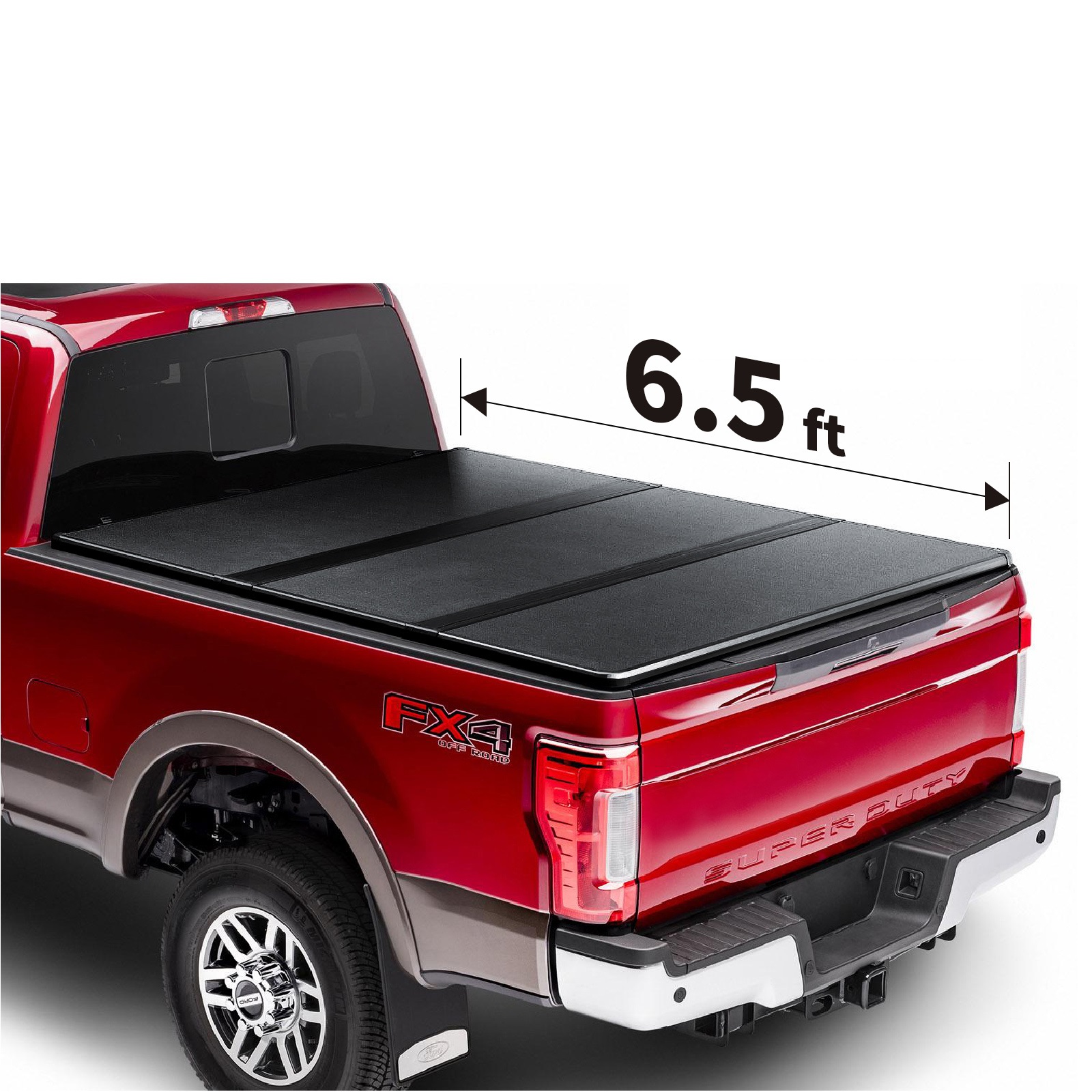 For 2014 2020 Toyota Tundra Sr5 6 5 Bed Low Profile Hard Tri Fold Tonneau Cover Ebay
