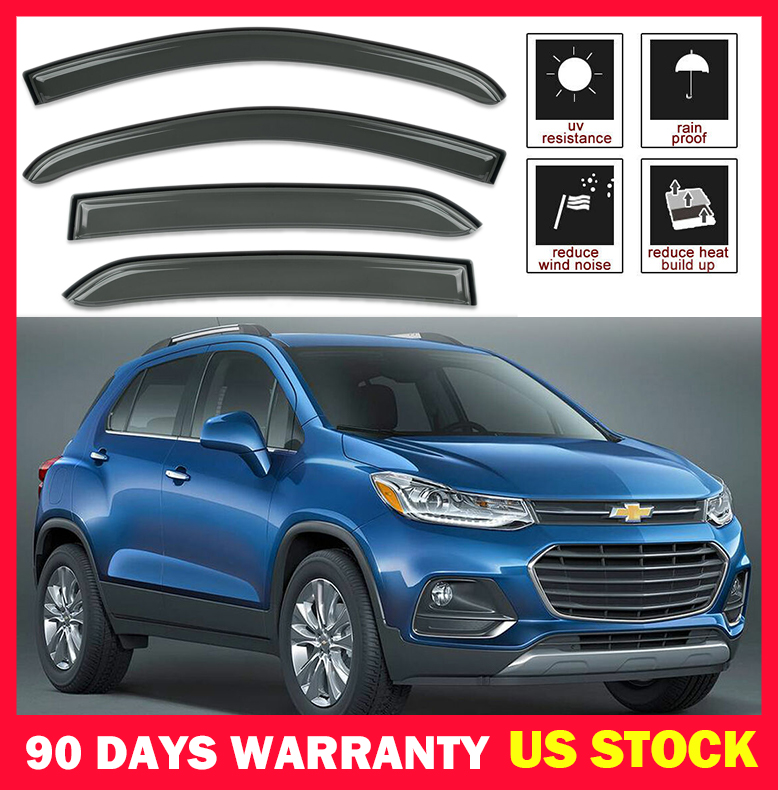 4pcs InChannel Window Visor Vent Sun Shade Rain Guard Fit 1419 Buick