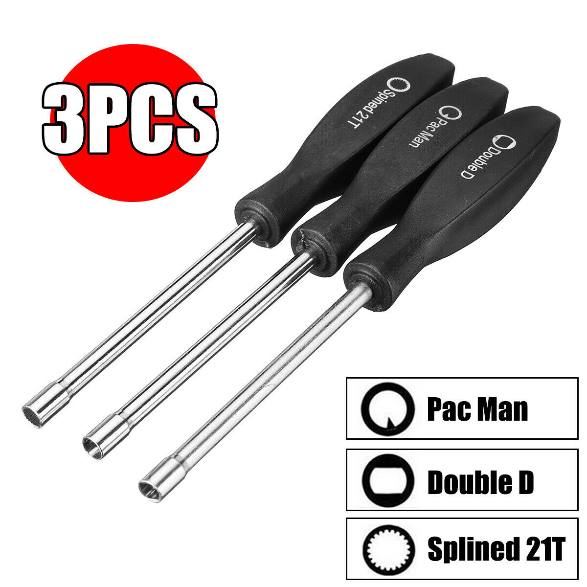 3Pcs Screwdriver Carburetor Adjusting Service Tool Set Splined Pacman