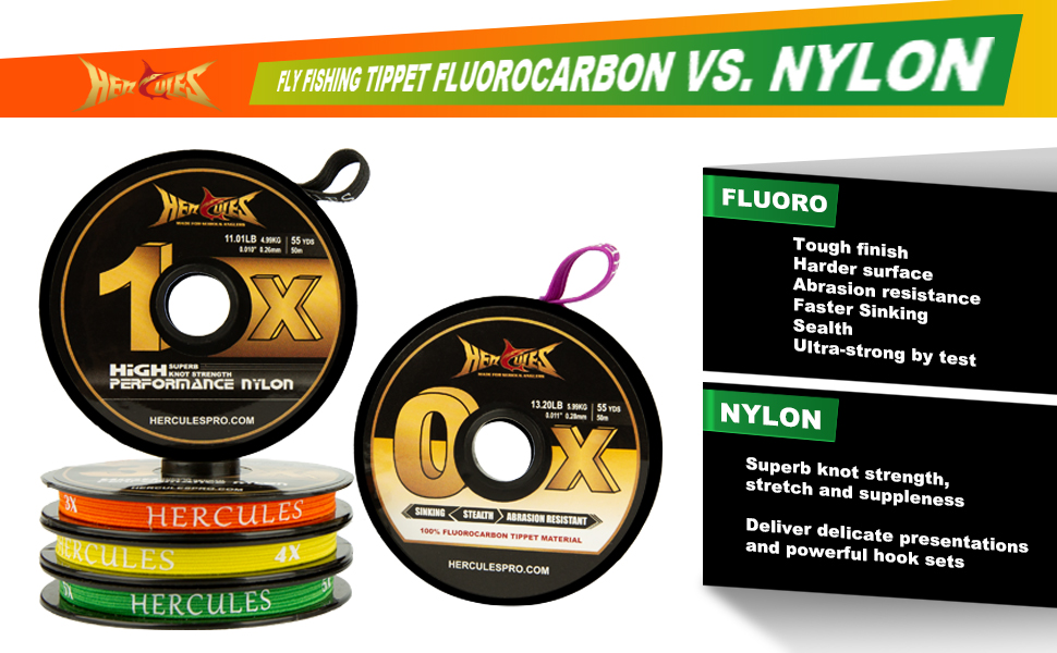 FLY FISHING TIPPET FLUOROCARBON VS. NYLON