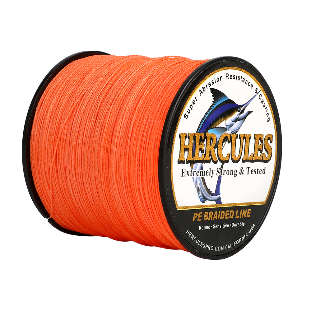 HERCULES 300M 328Yds 10lb-300lb Extreme Tackle PE Braided Fishing Line 8  Strands