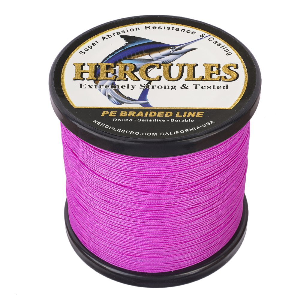 Hercules 300M 10-300 Pfund 8 Stränge PE geflochtene Angelschnur Super Tackle 328 Yards - Bild 17 von 20
