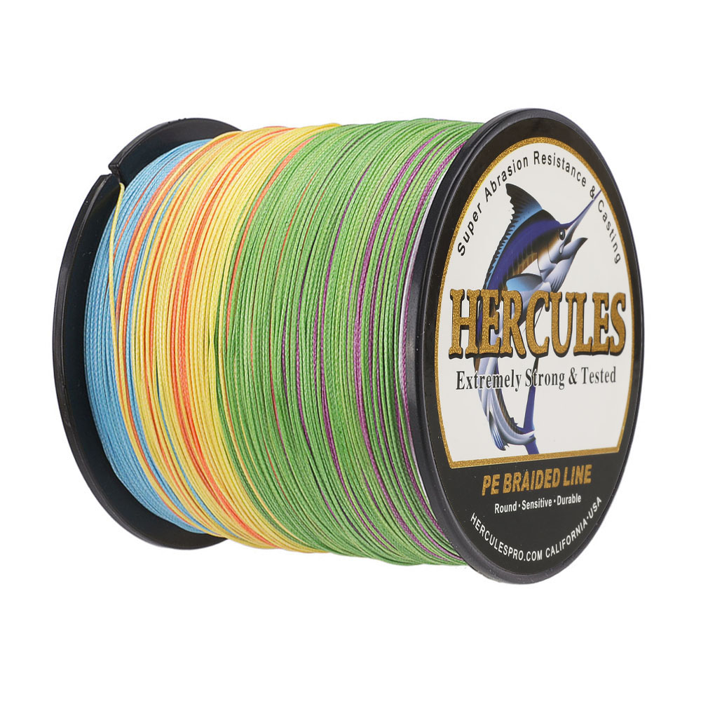 HERCULES 60lbs Braided Fishing Line 328/547/1094Yds 4/8 Strands PE Weave Tackle - Picture 71 of 71