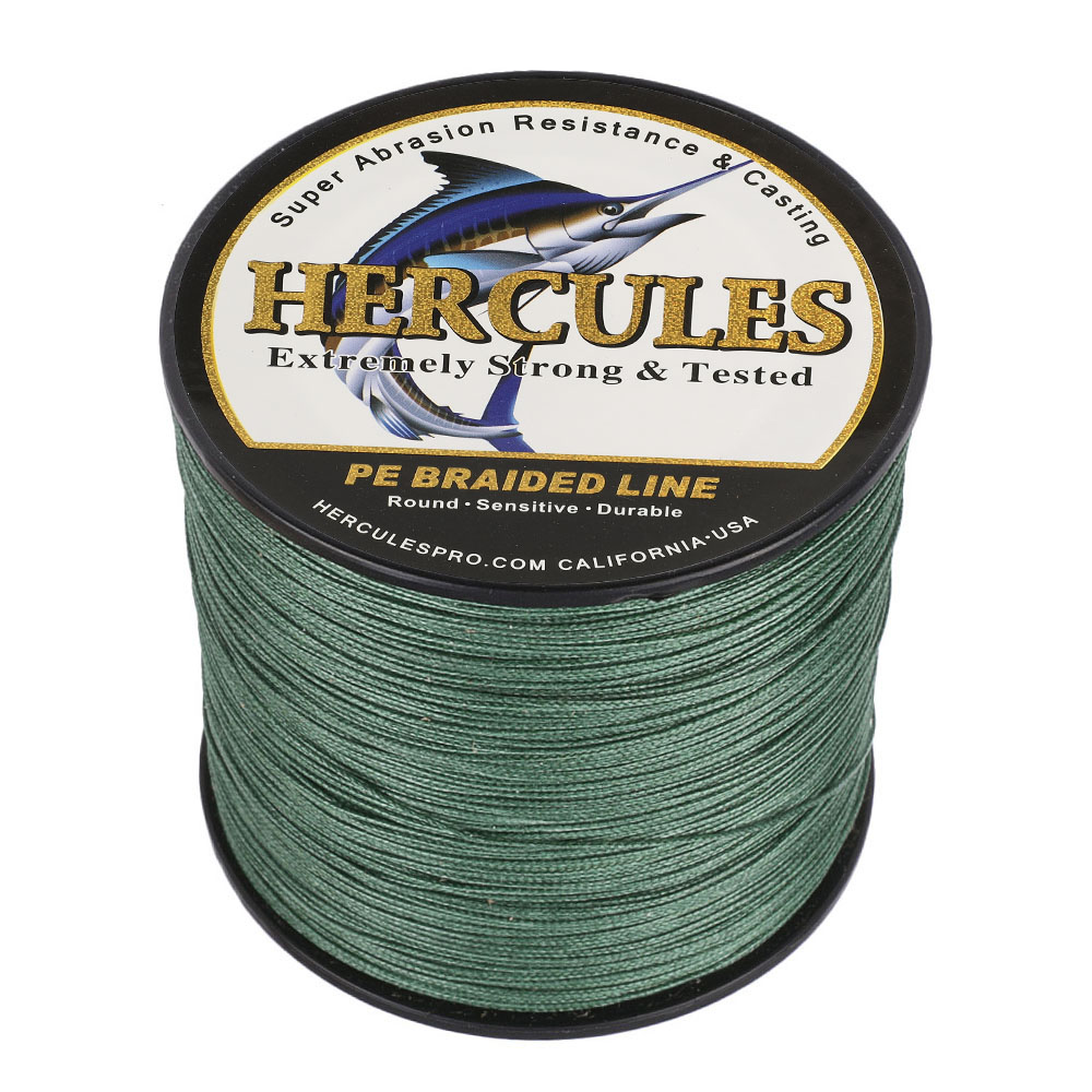 HERCULES 60lbs Braided Fishing Line 328/547/1094Yds 4/8 Strands PE Weave Tackle - Picture 19 of 71