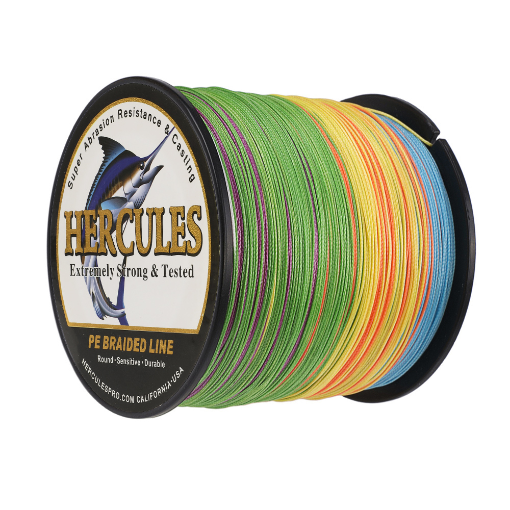 HERCULES 60lbs Braided Fishing Line 328/547/1094Yds 4/8 Strands PE Weave Tackle - Picture 70 of 71
