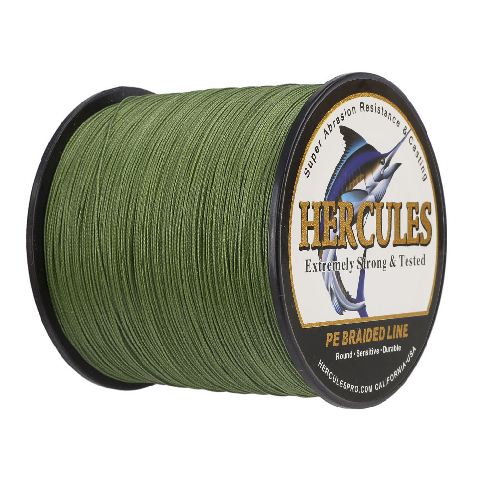 HERCULES 60lbs Braided Fishing Line 328/547/1094Yds 4/8 Strands PE Weave Tackle - Picture 56 of 71