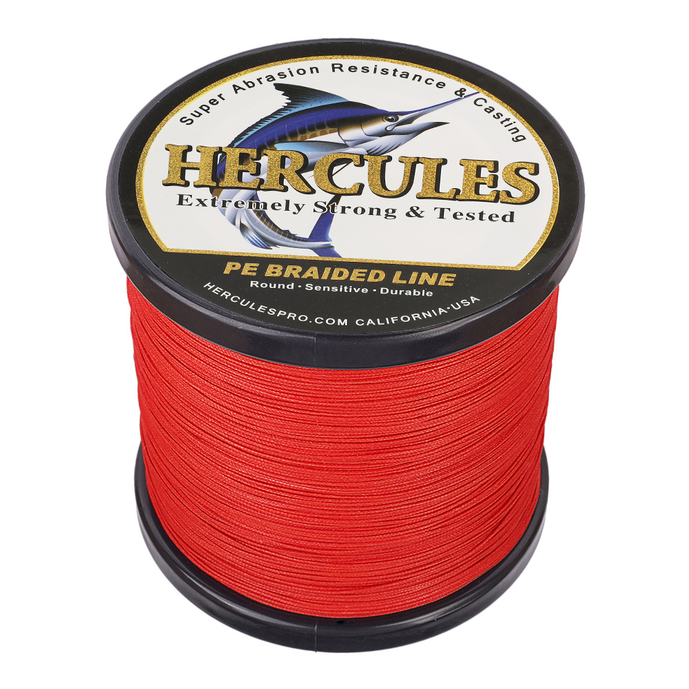 HERCULES 100lbs Test 300/500/1000M 4 8 Strands PE Extreme Braided Fishing Line