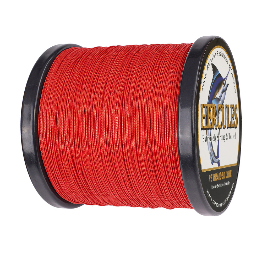 HERCULES 100lbs Test 300/500/1000M 4 8 Strands PE Extreme Braided Fishing Line