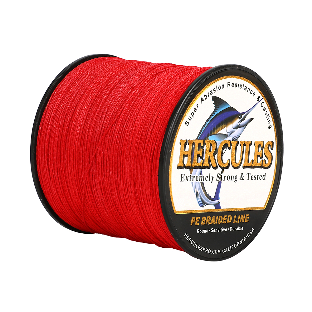 Hércules 6 lb-100 lb 4 hebras PE trenzado súper línea de pesca 100M 109 yardas agua salada - Imagen 11 de 20