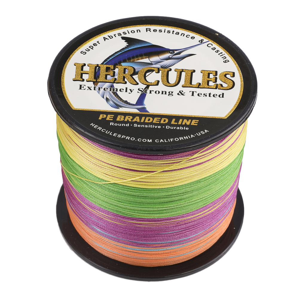 HERCULES 1500M Strong 8 Strands 15 Colours 10-300LB Braid Fishing Line 1640 yard - Picture 21 of 26
