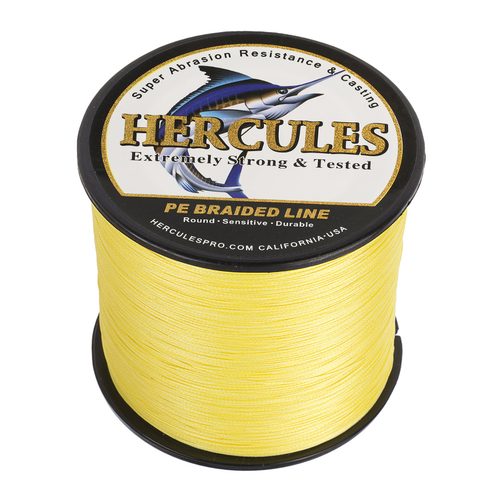 HERCULES 1500M Strong 8 Strands 15 Colours 10-300LB Braid Fishing Line 1640 yard - Picture 20 of 26