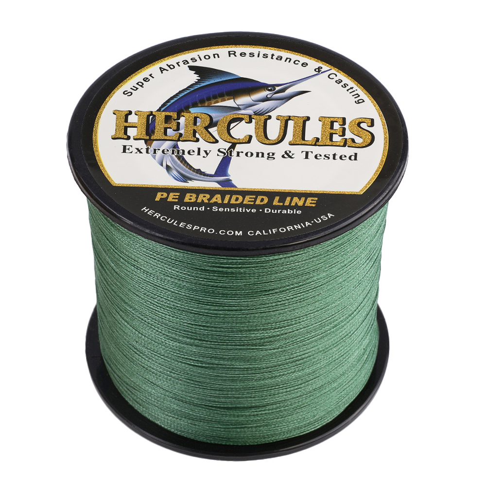 HERCULES 1500M Strong 8 Strands 15 Colours 10-300LB Braid Fishing Line 1640 yard - Picture 14 of 26