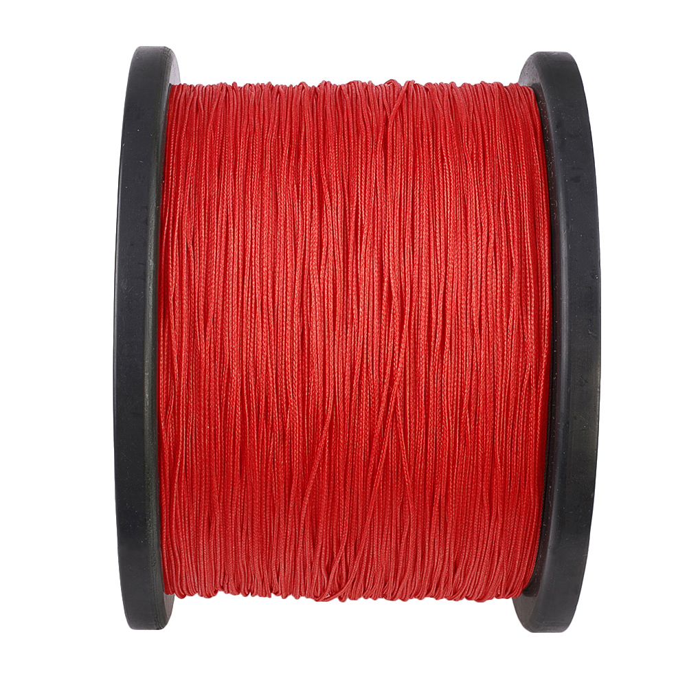 HERCULES 1094 Yards 8 Strands Extreme Weave 10-300lb Red PE Braided Fishing Line - Picture 40 of 64