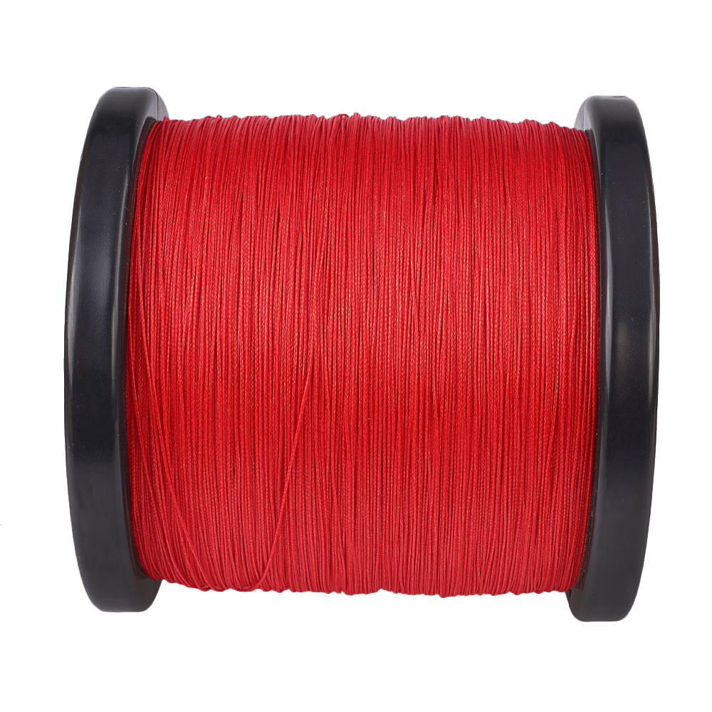 HERCULES 1094 Yards 8 Strands Extreme Weave 10-300lb Red PE Braided Fishing Line - Picture 57 of 64