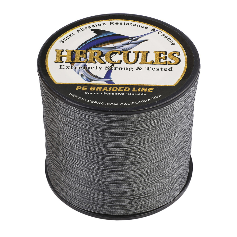 HERCULES 328 547 1094Yards Super 10-300LB 4 Strands PE Test Braided Fishing Line - Picture 15 of 19