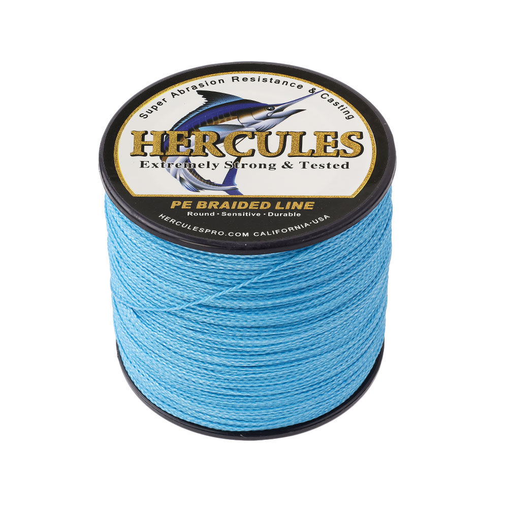 HERCULES 328 547 1094Yards Super 10-300LB 4 Strands PE Test Braided Fishing Line - Picture 18 of 19