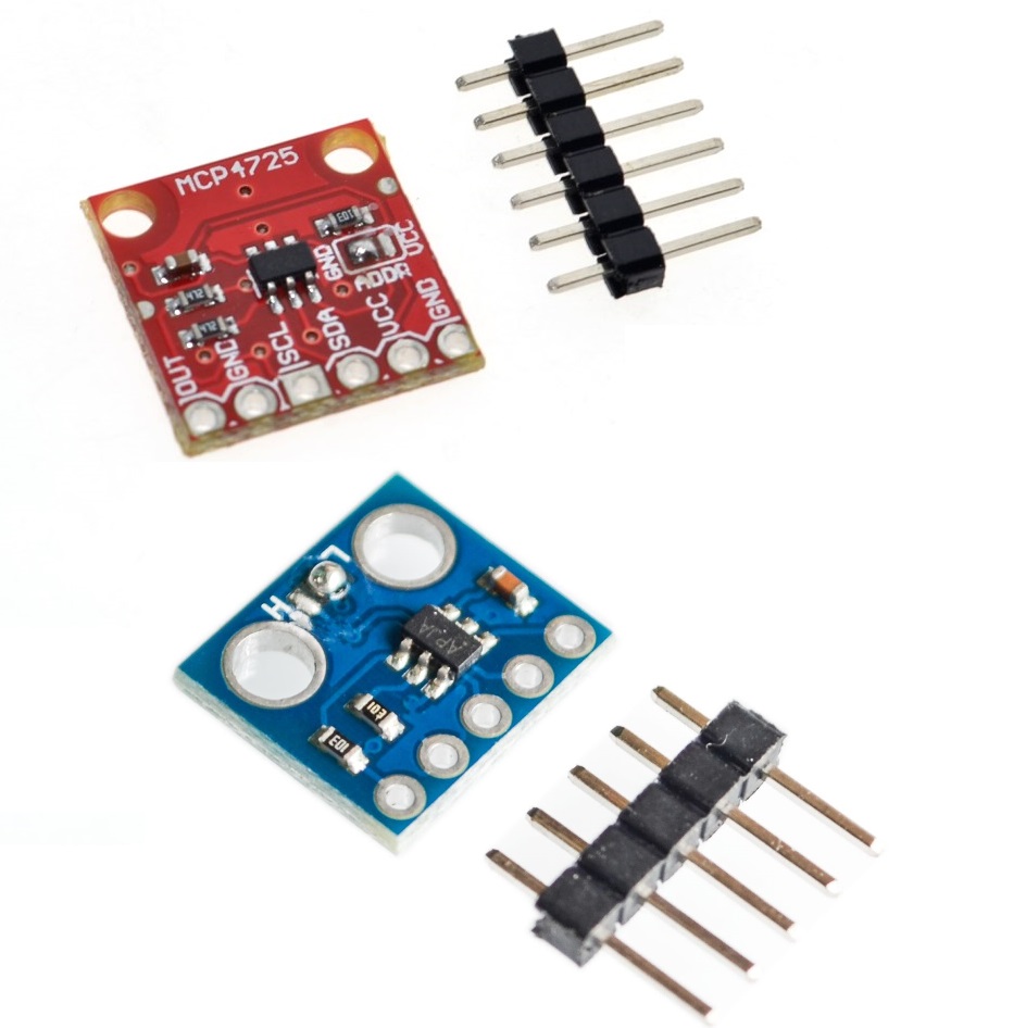 thumbnail image 2 of MCP4725 I2C DAC Breakout Module – 12-Bit Resolution For Arduino, Raspberry Pi, Blue PCB 2 of 6